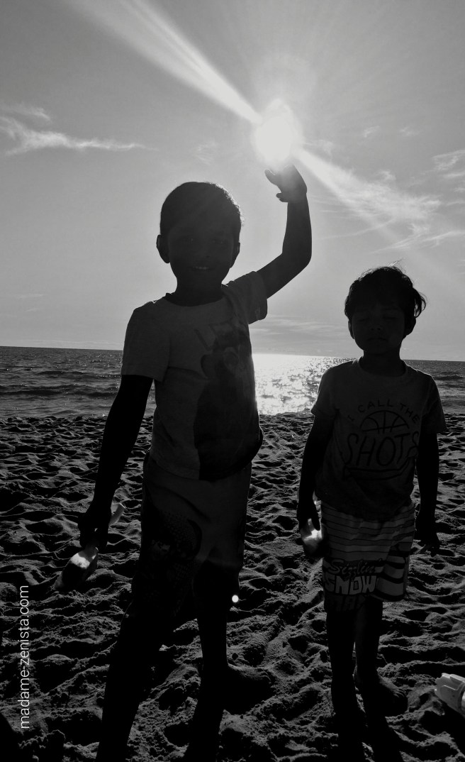 Black and white photography, monochromes, sun, summer fun, beach, kids, sand