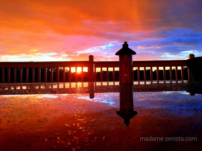 sunrise, sunset, sky, orange,